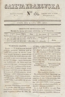 Gazeta Krakowska. 1831, nr 154