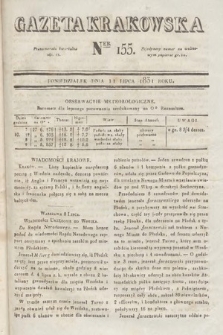 Gazeta Krakowska. 1831, nr 155