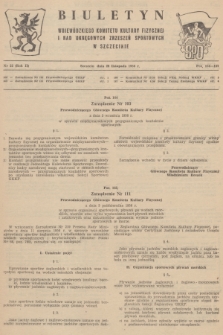 Biuletyn Wojewódzkiego Komitetu Kultury Fizycznej i Rad Okręgowych Zrzeszeń Sportowych w Szczecinie. R.2, 1956, nr 22