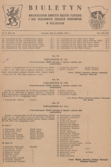 Biuletyn Wojewódzkiego Komitetu Kultury Fizycznej i Rad Okręgowych Zrzeszeń Sportowych w Szczecinie. R.2, 1956, nr 23