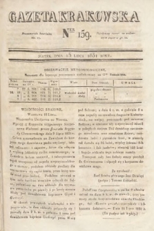 Gazeta Krakowska. 1831, nr 159