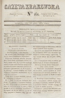 Gazeta Krakowska. 1831, nr 161