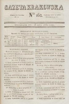 Gazeta Krakowska. 1831, nr 162