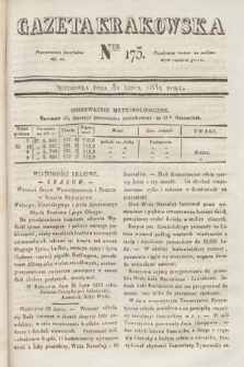 Gazeta Krakowska. 1831, nr 175