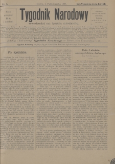 Tygodnik Narodowy. 1899, nr 2