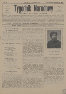 Tygodnik Narodowy. 1899, nr 8