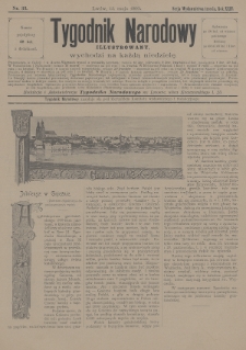Tygodnik Narodowy : illustrowany. 1900, nr 33