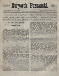 Kuryerek Poznański. 1865, nr 5