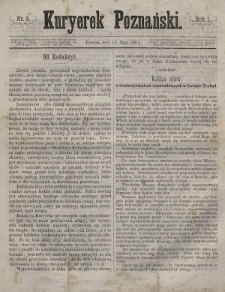 Kuryerek Poznański. 1865, nr 8