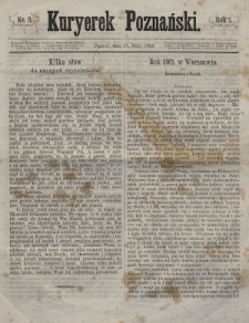 Kuryerek Poznański. 1865, nr 9