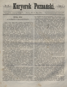 Kuryerek Poznański. 1865, nr 10