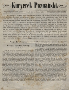 Kuryerek Poznański. 1865, nr 22