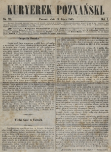 Kuryerek Poznański. 1865, nr 28