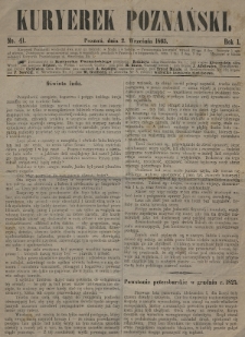 Kuryerek Poznański. 1865, nr 41