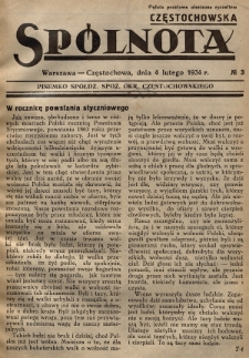 Spólnota Częstochowska : pisemko spółdz. spoż. okr. częstochowskiego. 1934, nr 3