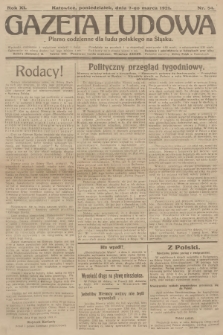 Gazeta Ludowa : pismo codzienne dla ludu polskiego na Śląsku. R.11, 1921, nr 54