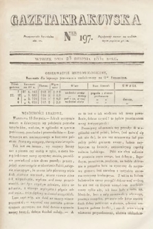 Gazeta Krakowska. 1831, nr 197