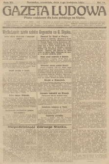 Gazeta Ludowa : pismo codzienne dla ludu polskiego na Śląsku. R.11, 1921, nr 79 - [po konfiskacie]