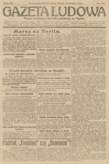 Gazeta Ludowa : pismo codzienne dla ludu polskiego na Śląsku. R.11, 1921, nr 84