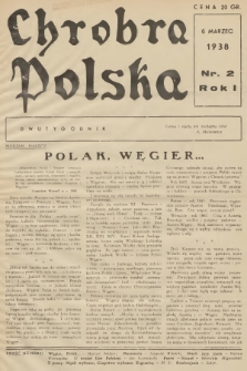 Chrobra Polska. R.1, 1938, nr 2