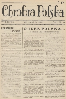 Chrobra Polska. R.1, 1938, nr 10