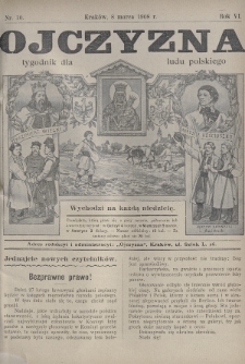 Ojczyzna : tygodnik dla ludu polskiego. 1908, nr 10