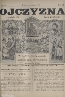 Ojczyzna : tygodnik dla ludu polskiego. 1908, nr 11