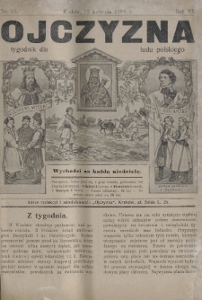 Ojczyzna : tygodnik dla ludu polskiego. 1908, nr 15