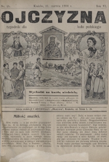 Ojczyzna : tygodnik dla ludu polskiego. 1908, nr 25