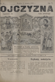 Ojczyzna : tygodnik dla ludu polskiego. 1908, nr 31