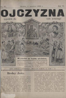 Ojczyzna : tygodnik dla ludu polskiego. 1908, nr 36