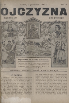 Ojczyzna : tygodnik dla ludu polskiego. 1908, nr 40