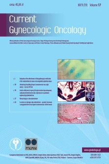 Current Gynecologic Oncology. Vol. 17, 2019, nr 1