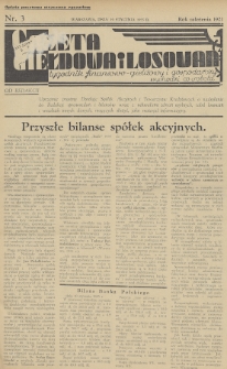 Gazeta Giełdowa i Losowań : tygodnik finansowo-giełdowy i gospodarczy. 1935, nr 3