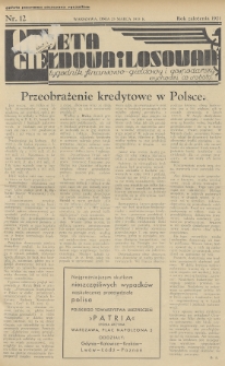Gazeta Giełdowa i Losowań : tygodnik finansowo-giełdowy i gospodarczy. 1935, nr 12
