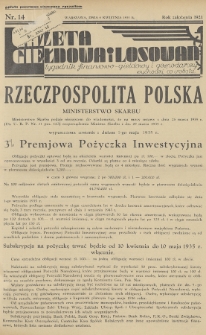 Gazeta Giełdowa i Losowań : tygodnik finansowo-giełdowy i gospodarczy. 1935, nr 14