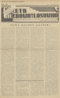 Gazeta Giełdowa i Losowań : tygodnik finansowo-giełdowy i gospodarczy. 1935, nr 19