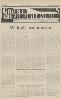 Gazeta Giełdowa i Losowań : tygodnik finansowo-giełdowy i gospodarczy. 1935, nr 28