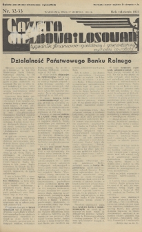 Gazeta Giełdowa i Losowań : tygodnik finansowo-giełdowy i gospodarczy. 1935, nr 32-33