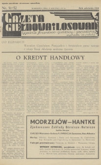 Gazeta Giełdowa i Losowań : tygodnik finansowo-giełdowy i gospodarczy. 1935, nr 51-52