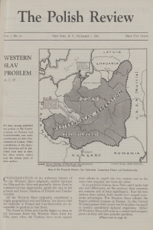 The Polish Review. Vol.1, 1941, no. 14