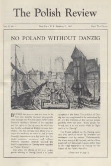 The Polish Review : weekly magazine published by The Polish Information Center. Vol.2, 1942, no. 5