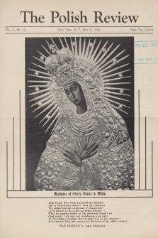 The Polish Review : weekly magazine published by The Polish Information Center. Vol.2, 1942, no. 18