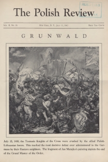 The Polish Review : weekly magazine published by The Polish Information Center. Vol.2, 1942, no. 26