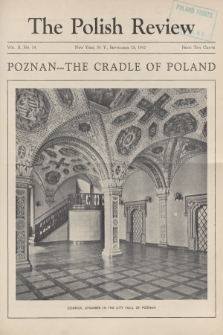 The Polish Review : weekly magazine published by The Polish Information Center. Vol.2, 1942, no. 34