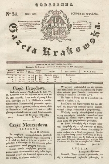 Codzienna Gazeta Krakowska. 1833, nr 24
