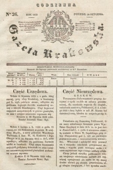 Codzienna Gazeta Krakowska. 1833, nr 26