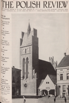 The Polish Review : weekly magazine published by the Polish Review Publishing Co., with the assistance of the Polish Governement Information Center. Vol.4, 1944, no. 22