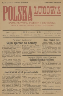 Polska Ludowa : gazeta polityczna, społeczna i gospodarcza : organ Polskiego Centrum Katolicko-Ludowego. R.2, 1928, no 13