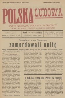 Polska Ludowa : gazeta polityczna, społeczna i gospodarcza : organ Polskiego Centrum Katolicko-Ludowego. R.2, 1928, no 18-20